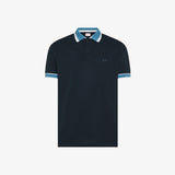 SUN68 Polo multistripes collo multicolor Navy blue