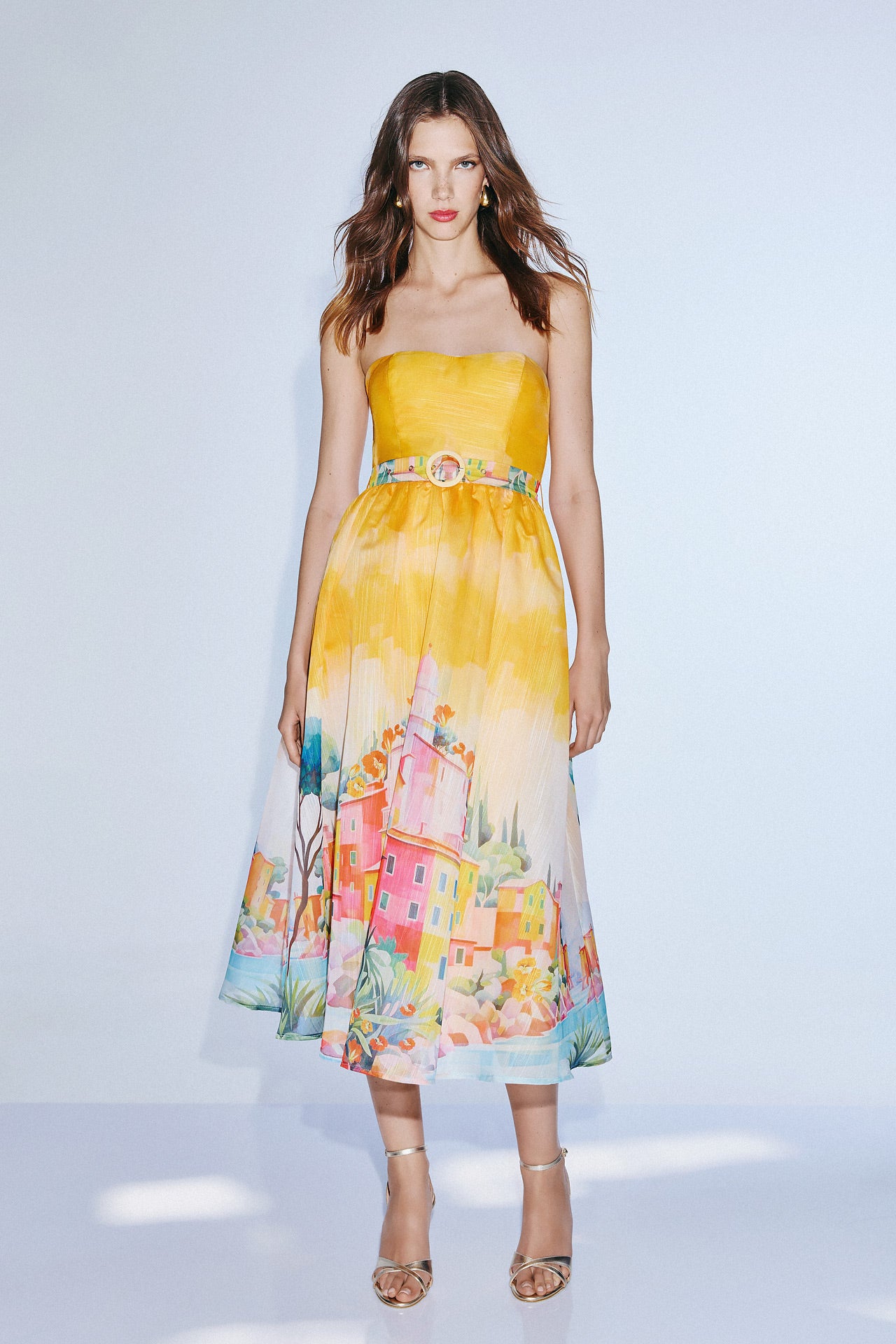 abito elegante a fantasia T4993 PRINT TWINS 