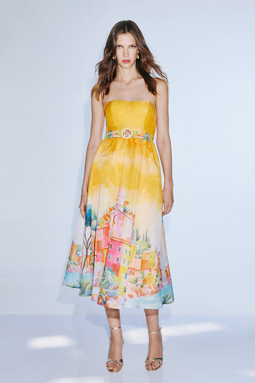 abito elegante a fantasia T4993 PRINT TWINS 