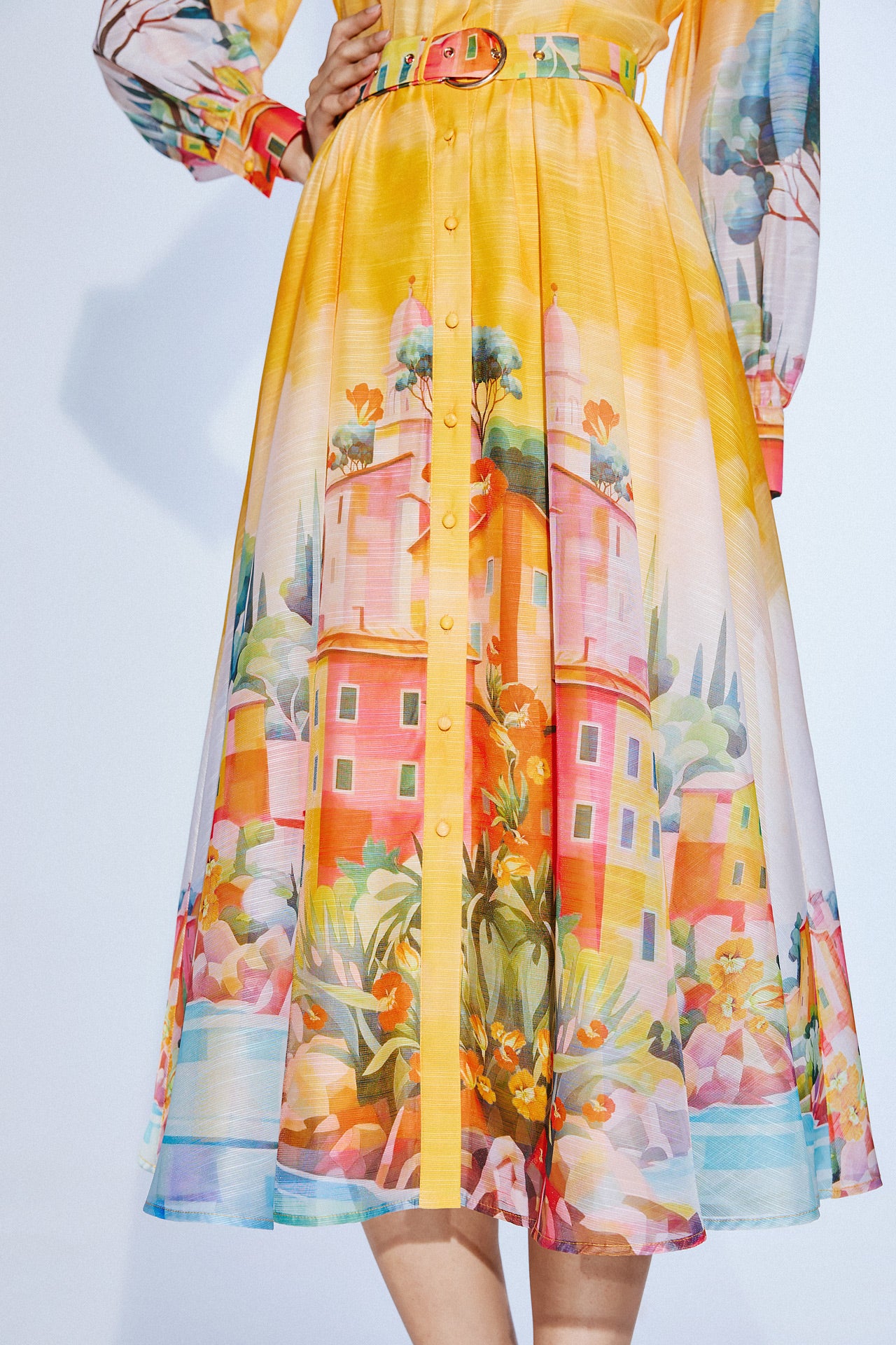 abito elegante print T4994 PRINT TWINS 