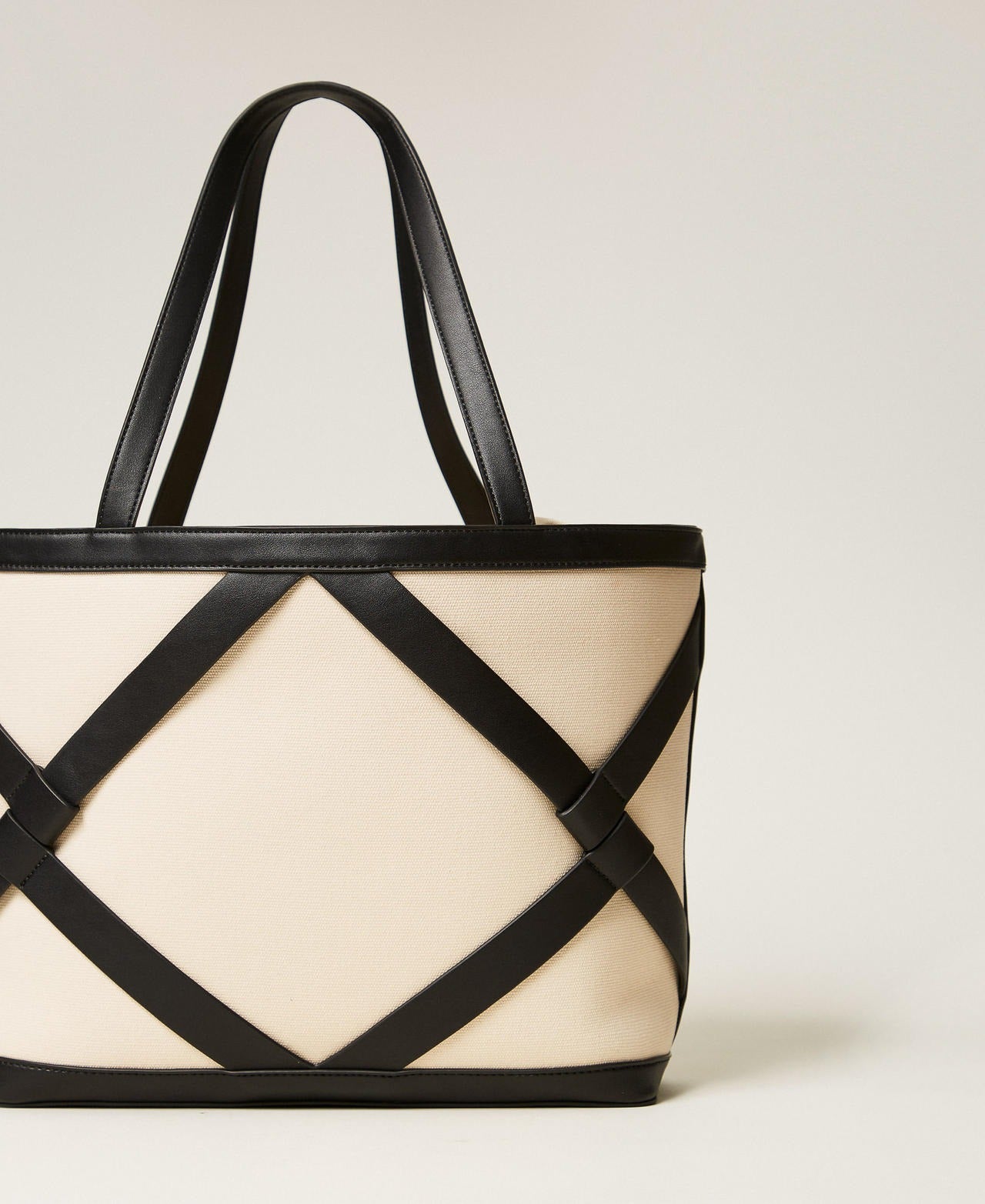 borsa shopper in canvas 261TB7271 02711 TWINSET 
