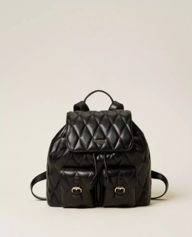 zaino trapuntato con tasche 261TB7280 00006 TWINSET 