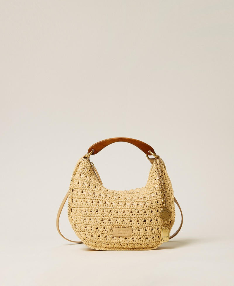 borsa croissant in rafia 261TB7381 00193 TWINSET 