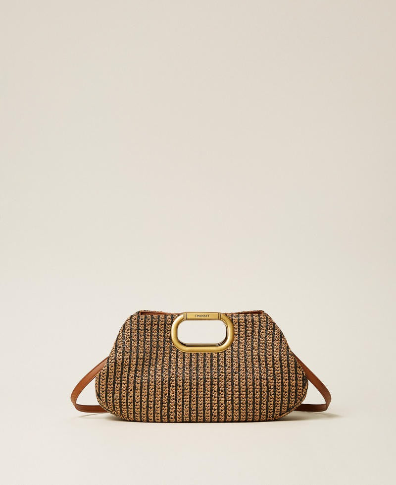maxi pochette in paglia 261TB7500 06228 TWINSET 