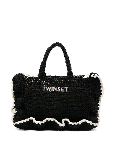 borsa crochet con balze 261TD8291 06571 TWINSET 
