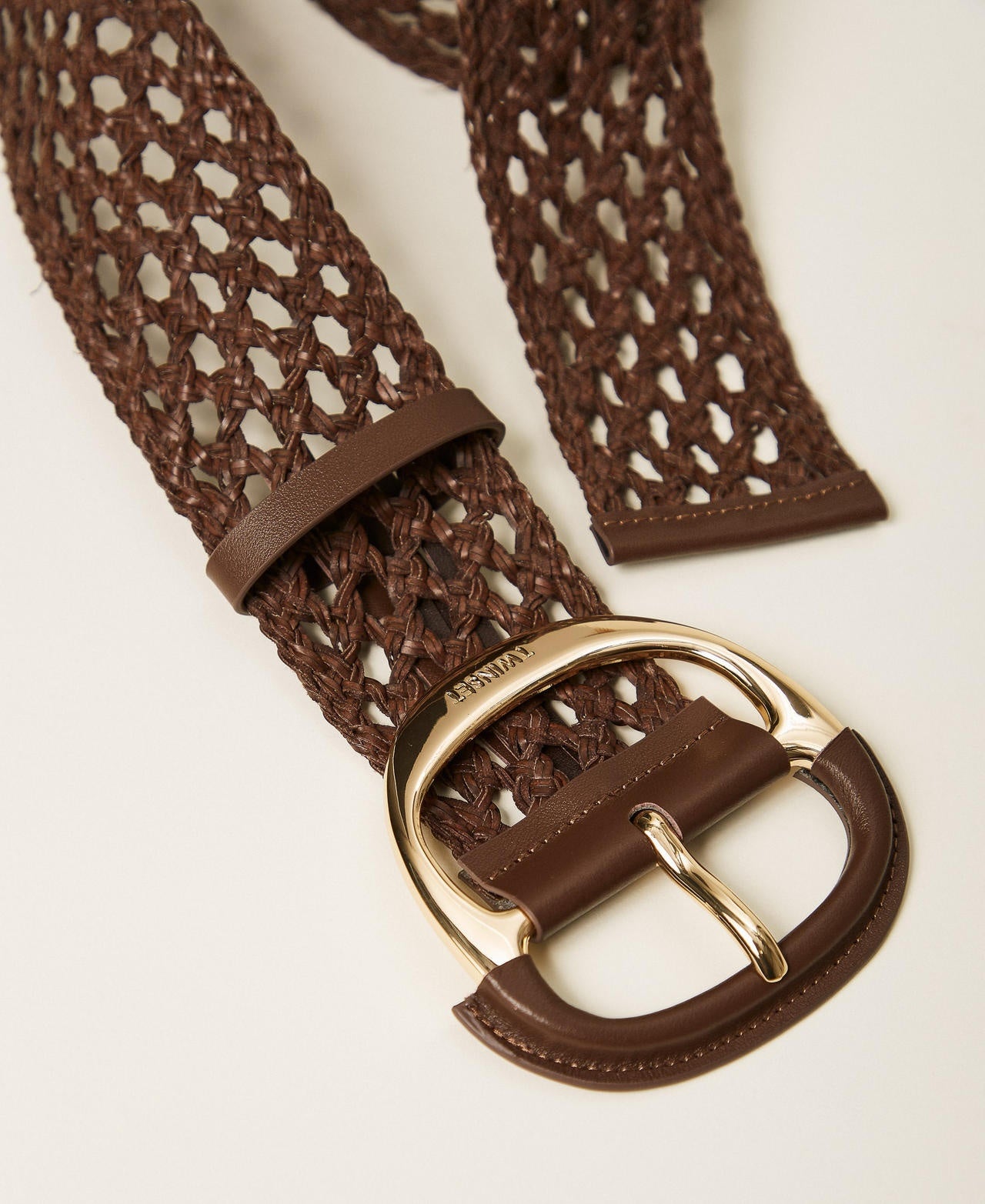 cintura intrecciata con maxi fibbia 261TO5390 12110 TWINSET 