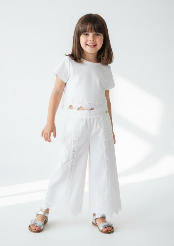 completo con inserti in pizzo 261GB2023 00526 TWINSET GIRL 