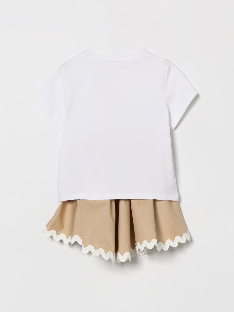 completo in cotone stretch 261GB2154 13304 TWINSET GIRL 