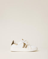 TWINSET GIRL sneakers con glitter Oro