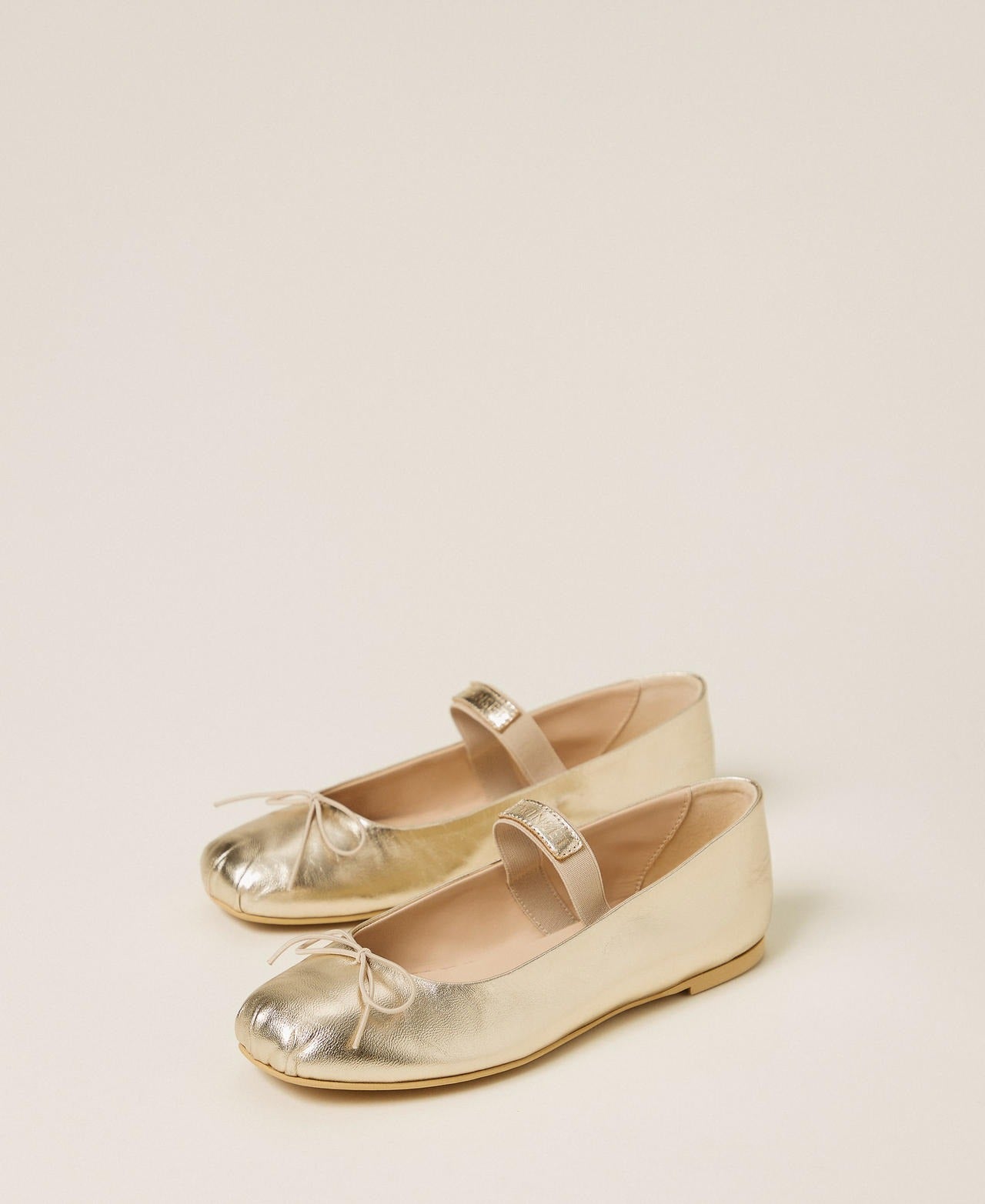 ballerina mary jane in pelle 261GCJ022 10363 TWINSET GIRL 