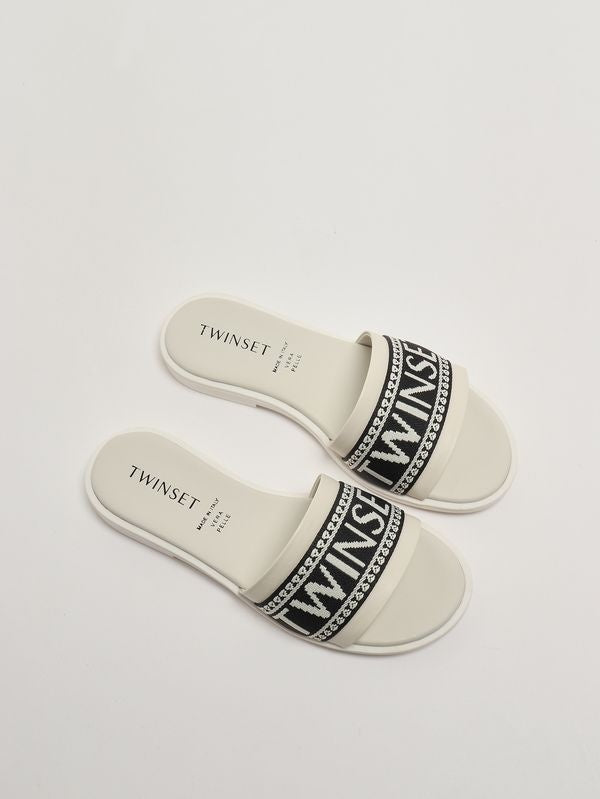 sandalo logato 261GCJ04A 00526 TWINSET GIRL 