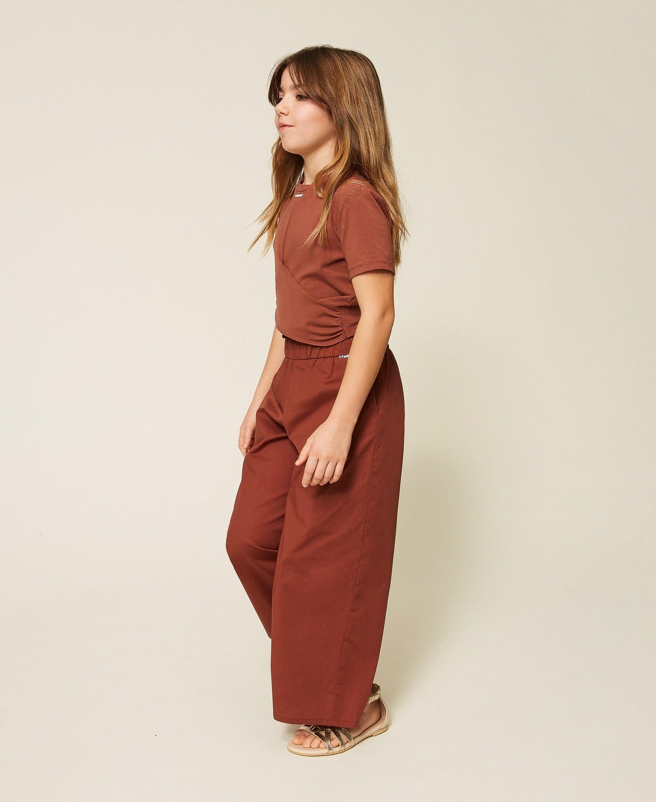 pantalone cropped 261GJ2019 13120 TWINSET GIRL 