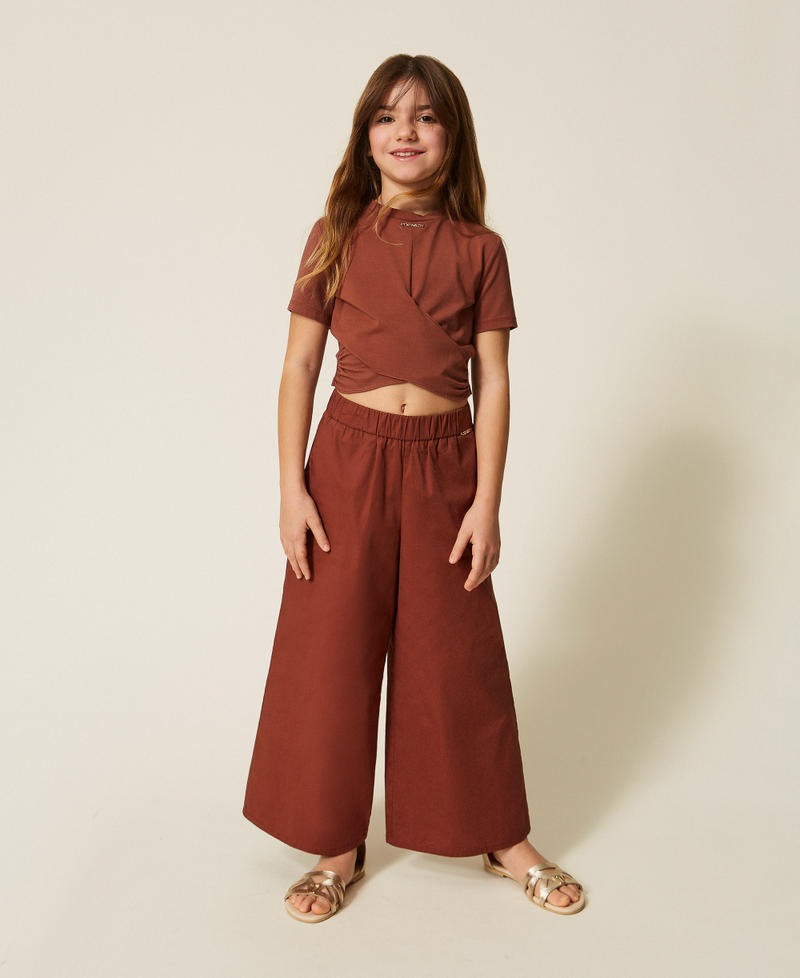 pantalone cropped 261GJ2019 13120 TWINSET GIRL 