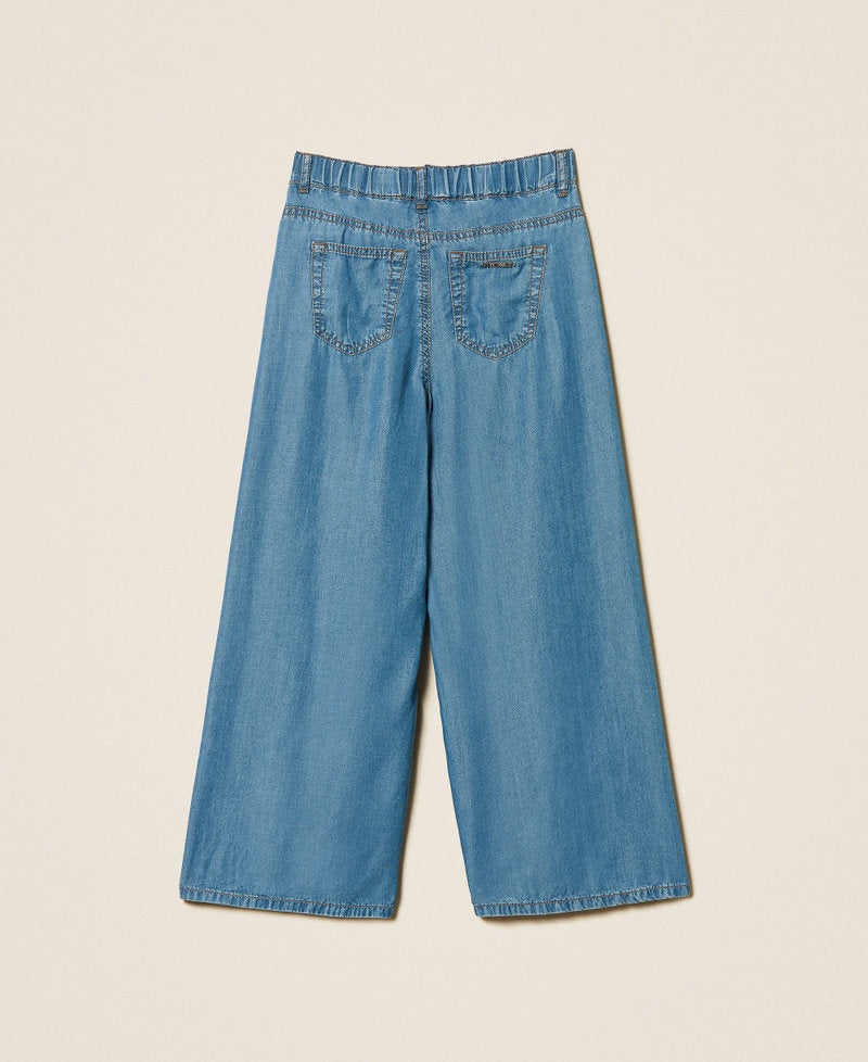 jeans a gamba larga 261GJ2070 13235 TWINSET GIRL 
