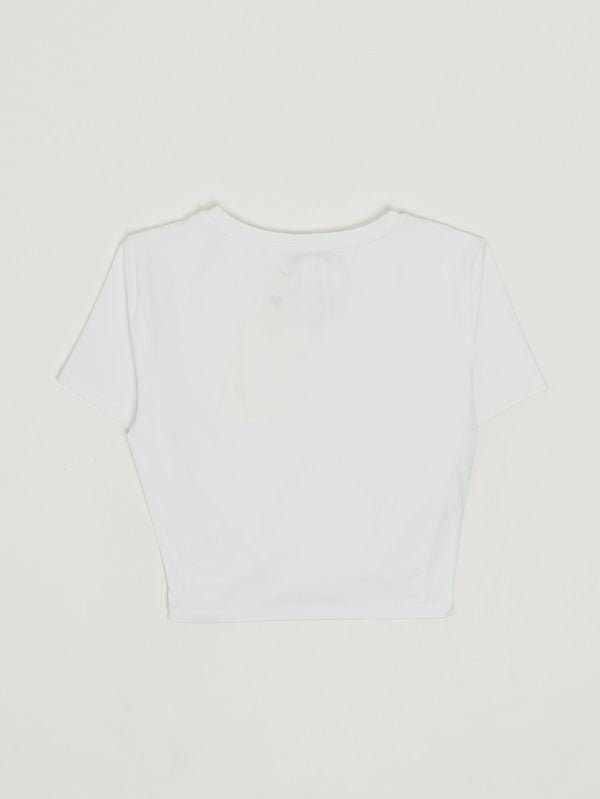 t-shirt con logo 261GJ2256 00526 TWINSET GIRL 