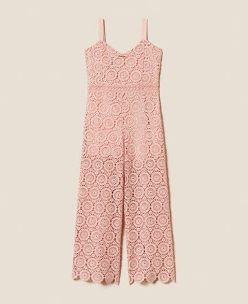 tuta intera in pizzo macramè 261GJ2Q22 10021 TWINSET GIRL 