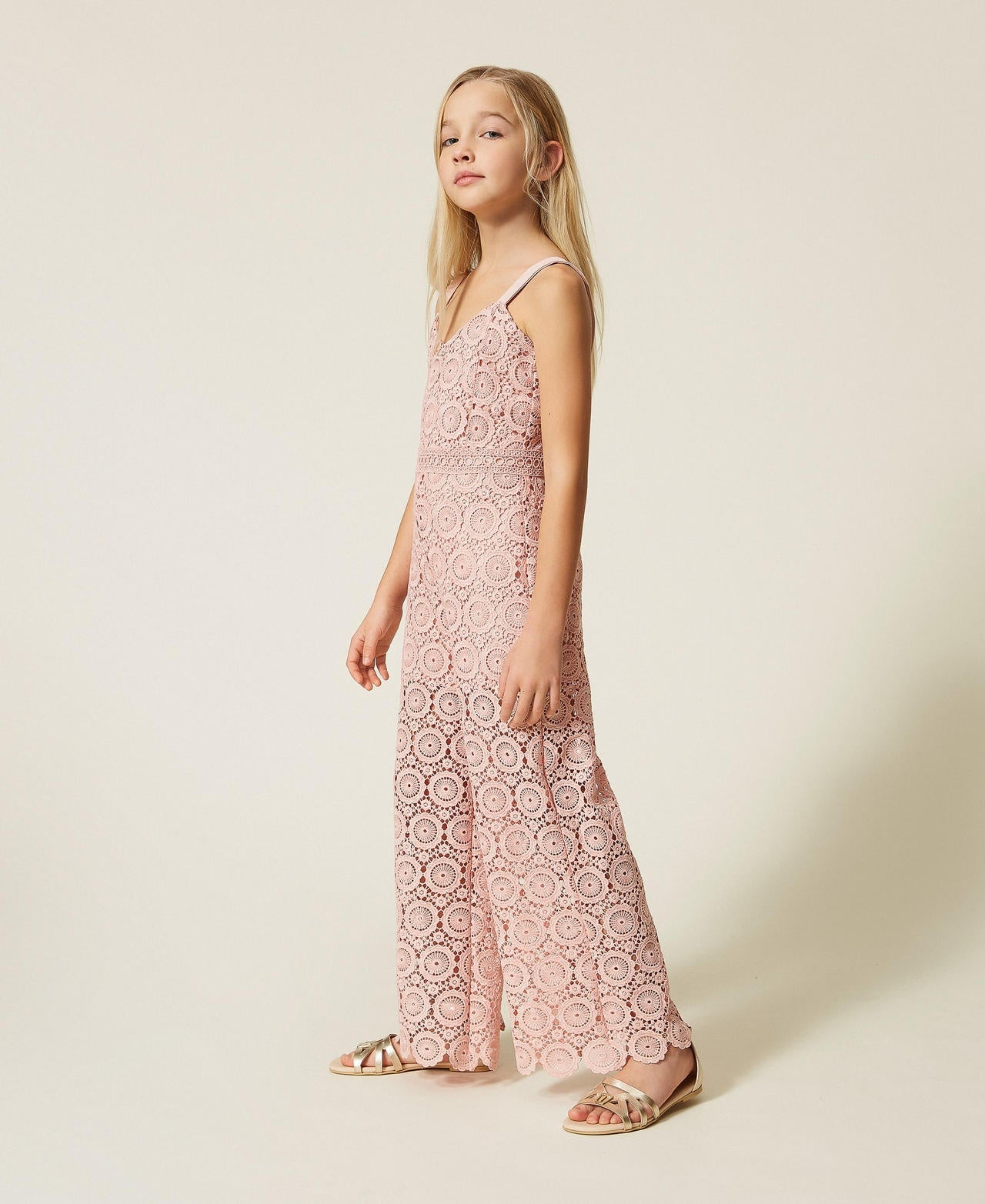 tuta intera in pizzo macramè 261GJ2Q22 10021 TWINSET GIRL 