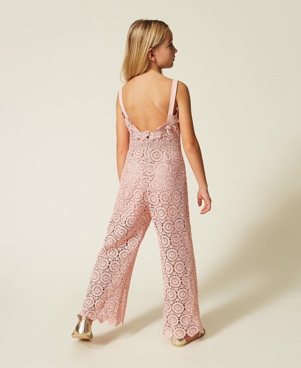 tuta intera in pizzo macramè 261GJ2Q22 10021 TWINSET GIRL 