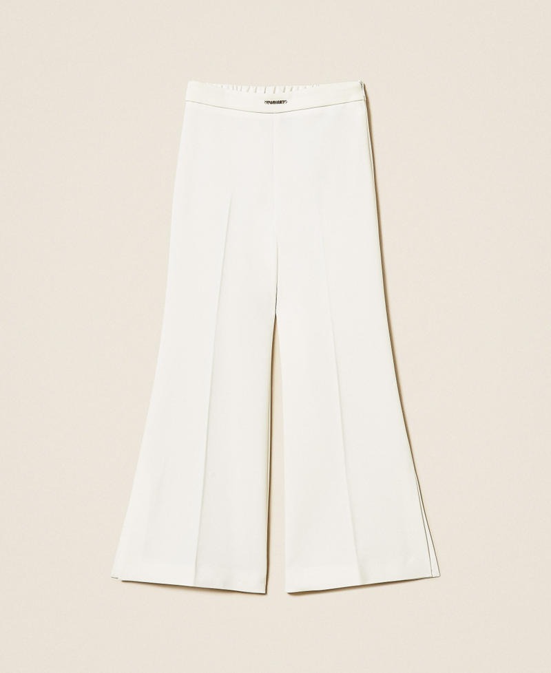 pantalone flare con spacchi 261GJ2Q51 00526 TWINSET GIRL 