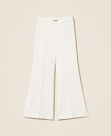 pantalone flare con spacchi 261GJ2Q51 00526 TWINSET GIRL 
