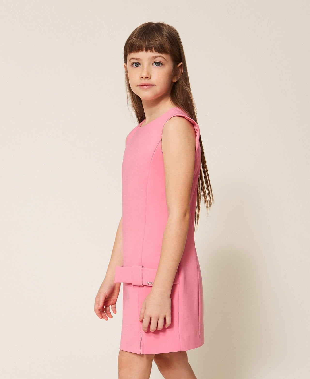 abito corto con fiocco 261GJ2Q58 07207 TWINSET GIRL 