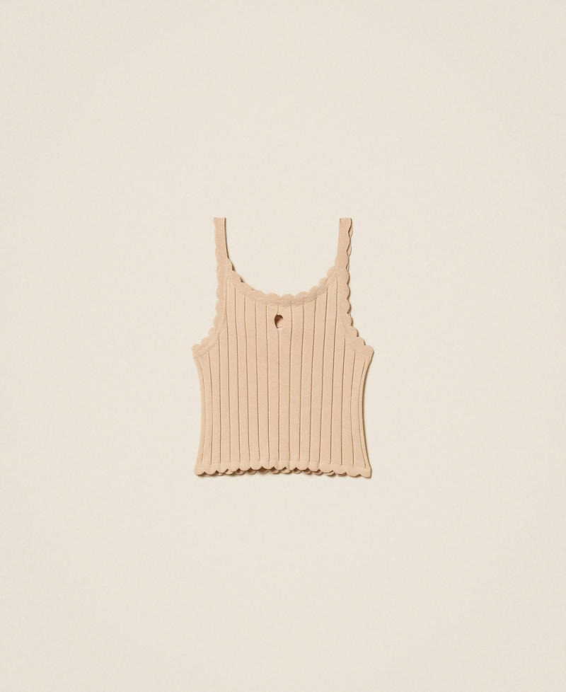 top cropped in maglia 261GJ3012 13191 TWINSET GIRL 