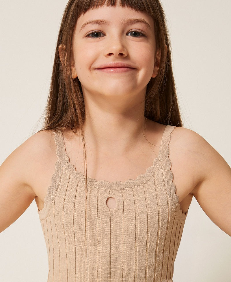 top cropped in maglia 261GJ3012 13191 TWINSET GIRL 