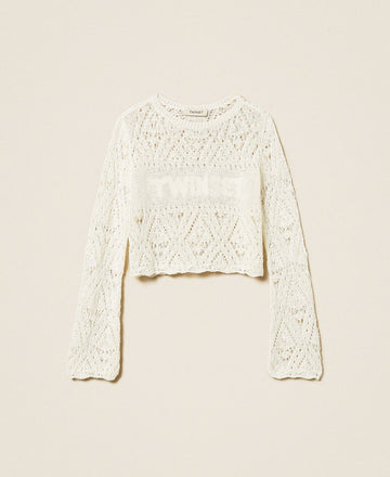 maglia a rombi 261GJ3030 12577 TWINSET GIRL 