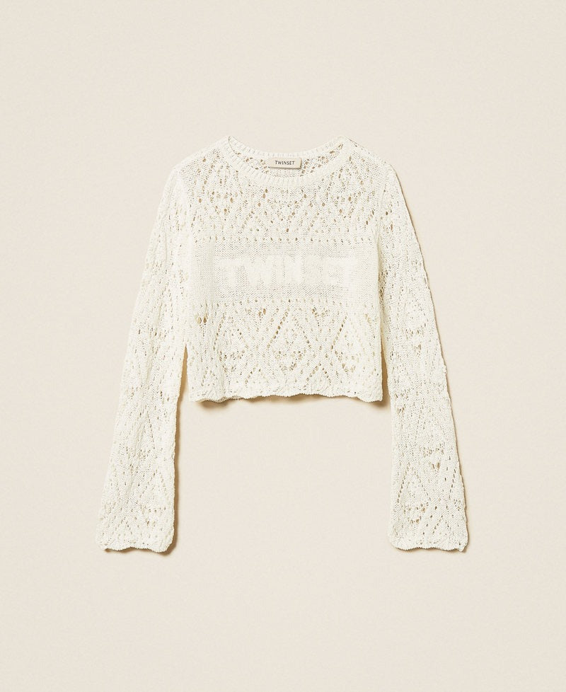 maglia a rombi 261GJ3030 12577 TWINSET GIRL 
