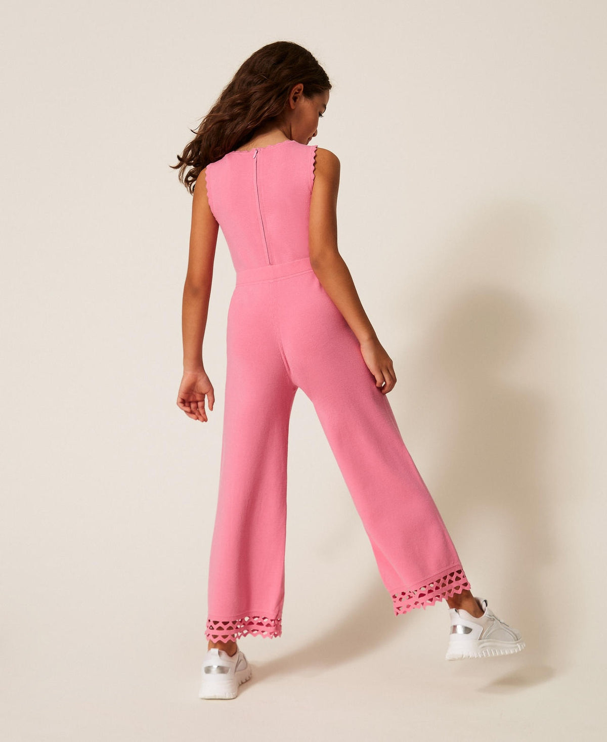 tuta con motivo zig zag 261GJ3Q41 07207 TWINSET GIRL 