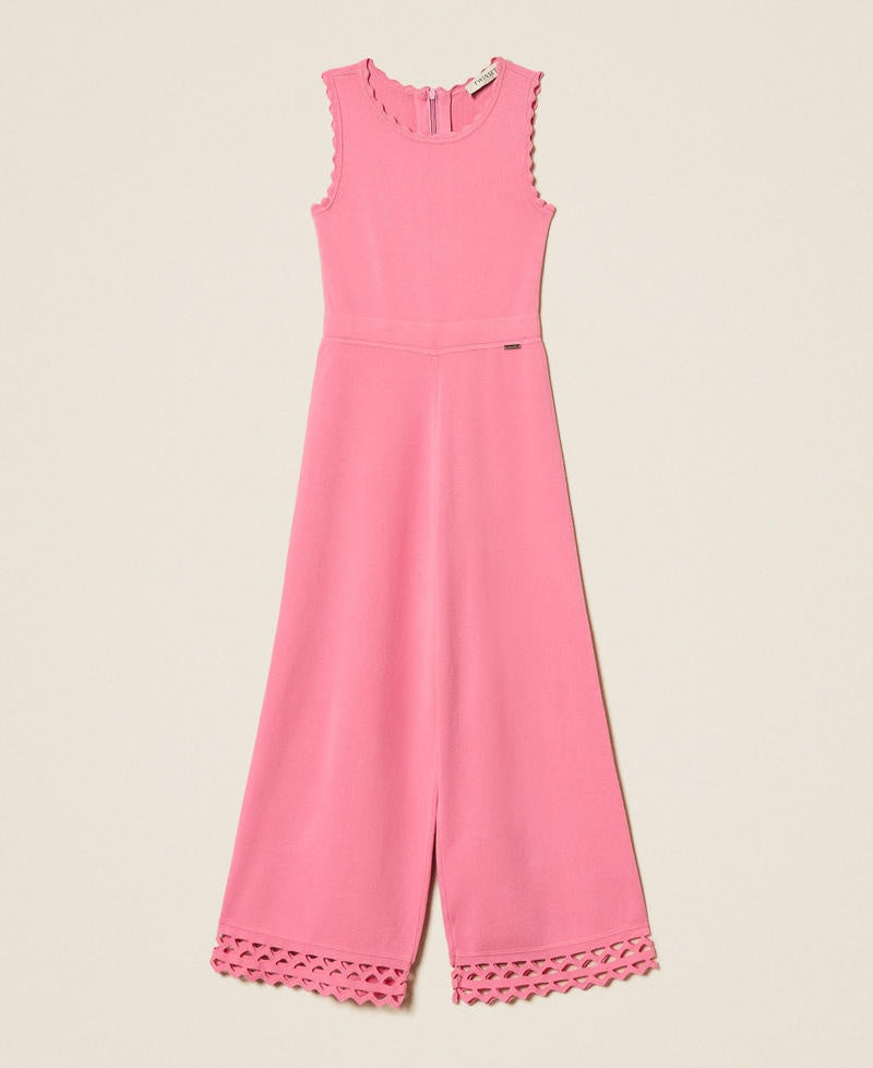 tuta con motivo zig zag 261GJ3Q41 07207 TWINSET GIRL 