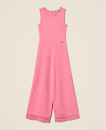 tuta con motivo zig zag 261GJ3Q41 07207 TWINSET GIRL 