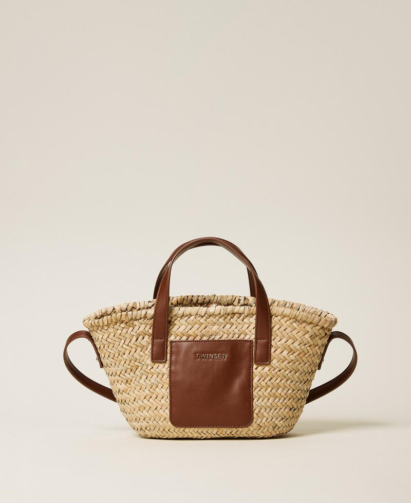 Borsa shopper in paglia 261GJ8014 11617 TWINSET GIRL 