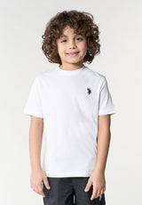 U.S. POLO ASSN. t-shirt basic con logo Bianco