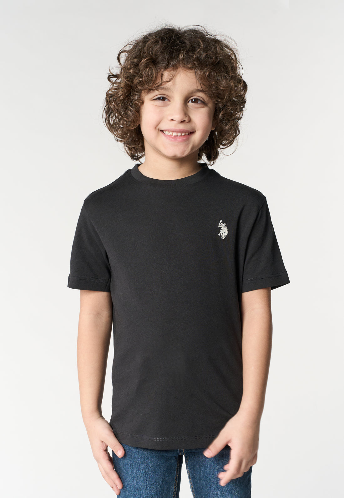 t-shirt basic con logo US43554001 199 U.S. POLO ASSN. 