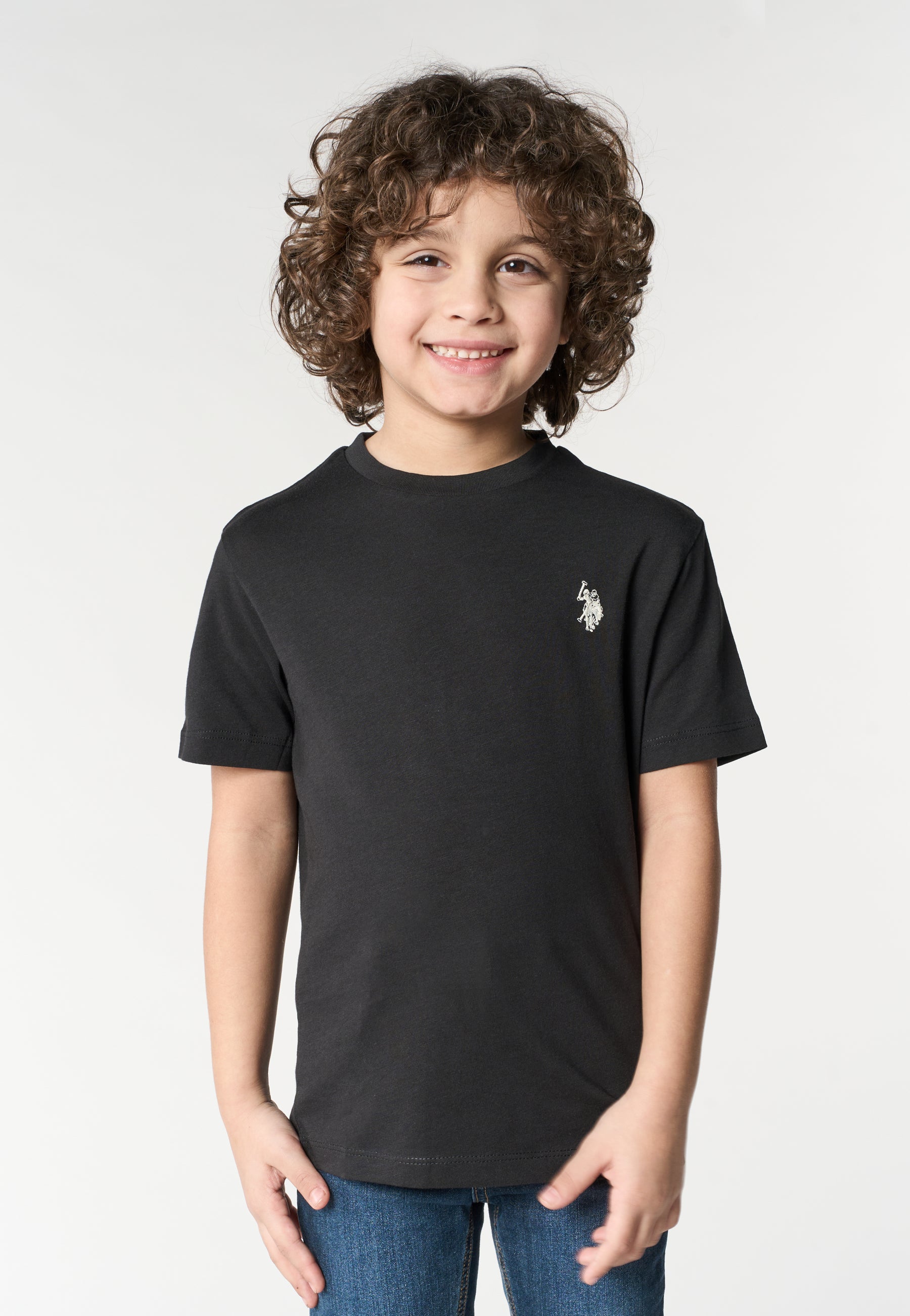 t-shirt basic con logo US43554001 199 U.S. POLO ASSN. 