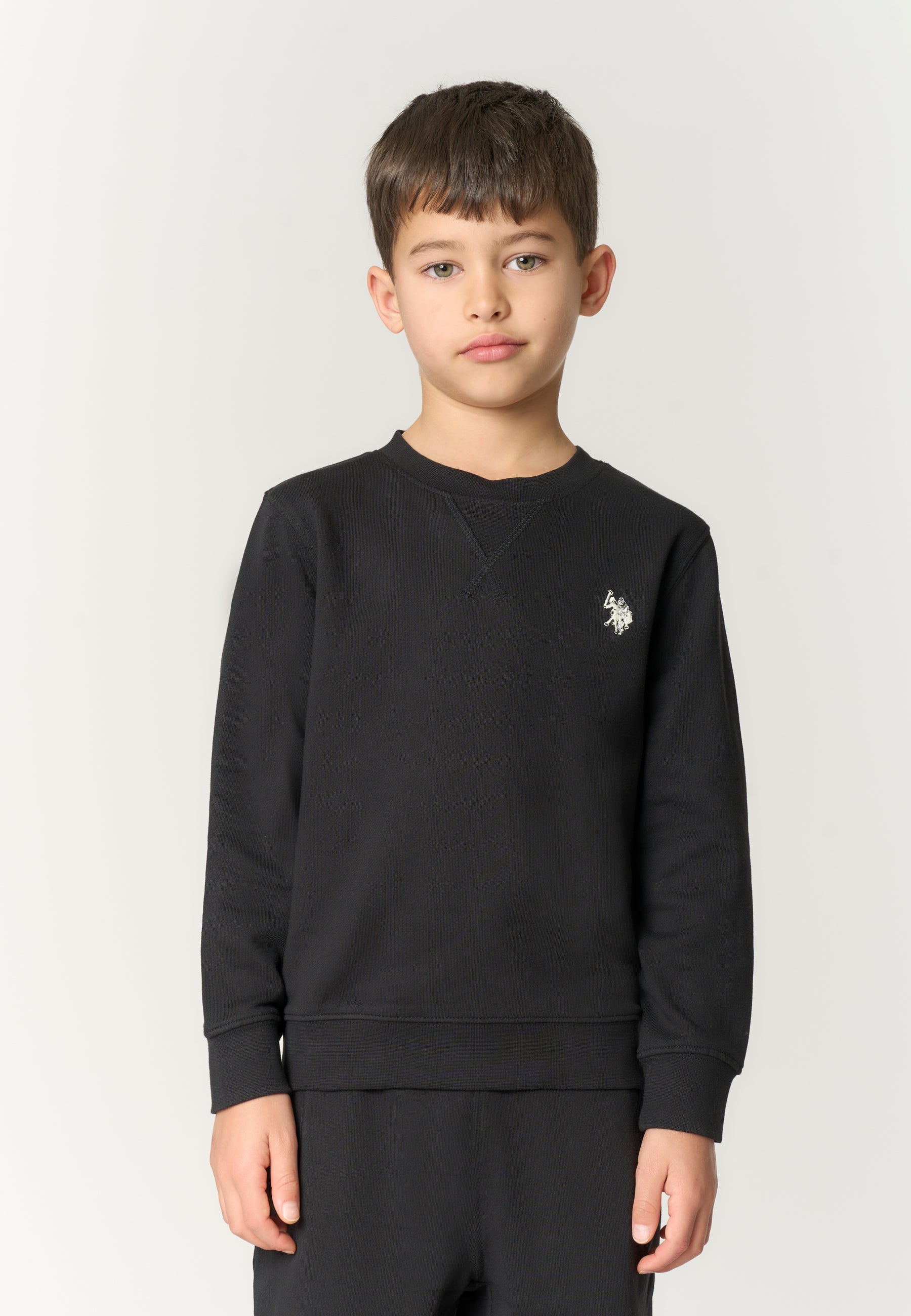felpa girocollo con logo US43587001 199 U.S. POLO ASSN. 