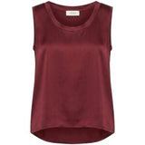 VICOLO top satinato Bordeaux