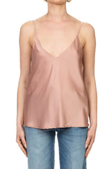 VICOLO top in satin Rosa