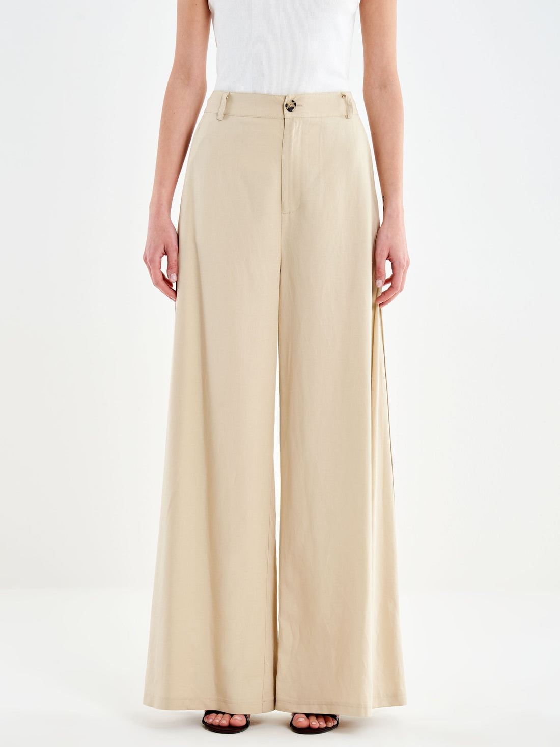 Pantalone ampio TAB1617 BEIGE VICOLO 