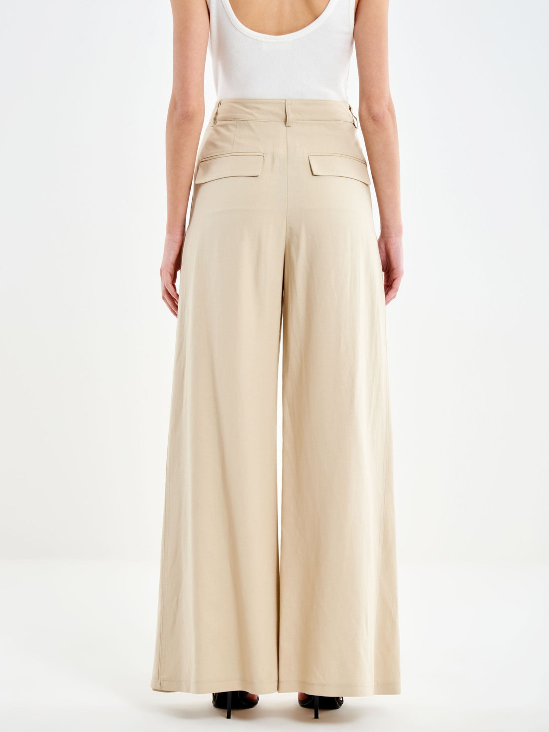 Pantalone ampio TAB1617 BEIGE VICOLO 