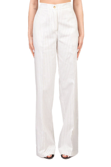 pantalone gessato vicolo TAB2136 BIANCO VICOLO 