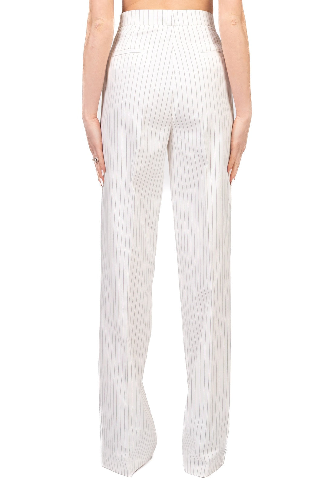 pantalone gessato vicolo TAB2136 BIANCO VICOLO 