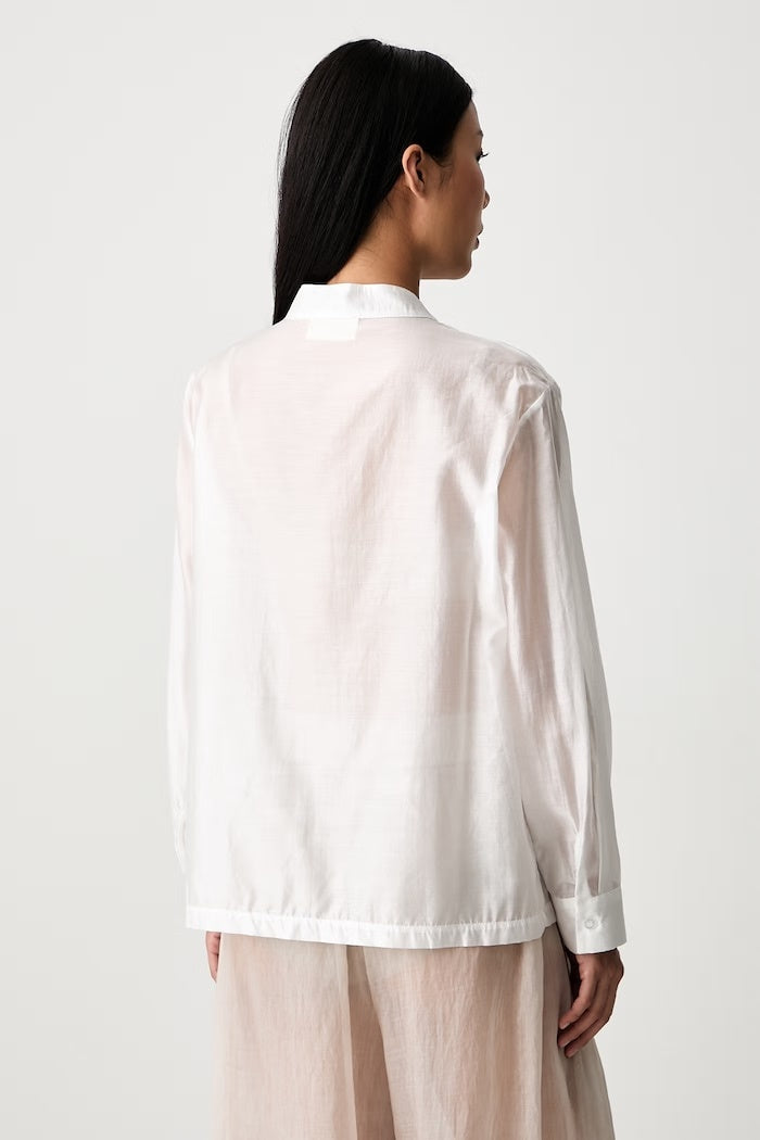 camicia con applicazioni TAB2494 BIANCO VICOLO 