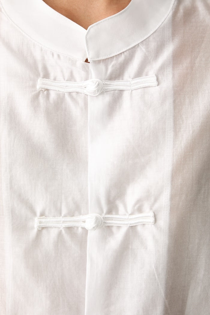 camicia con applicazioni TAB2494 BIANCO VICOLO 