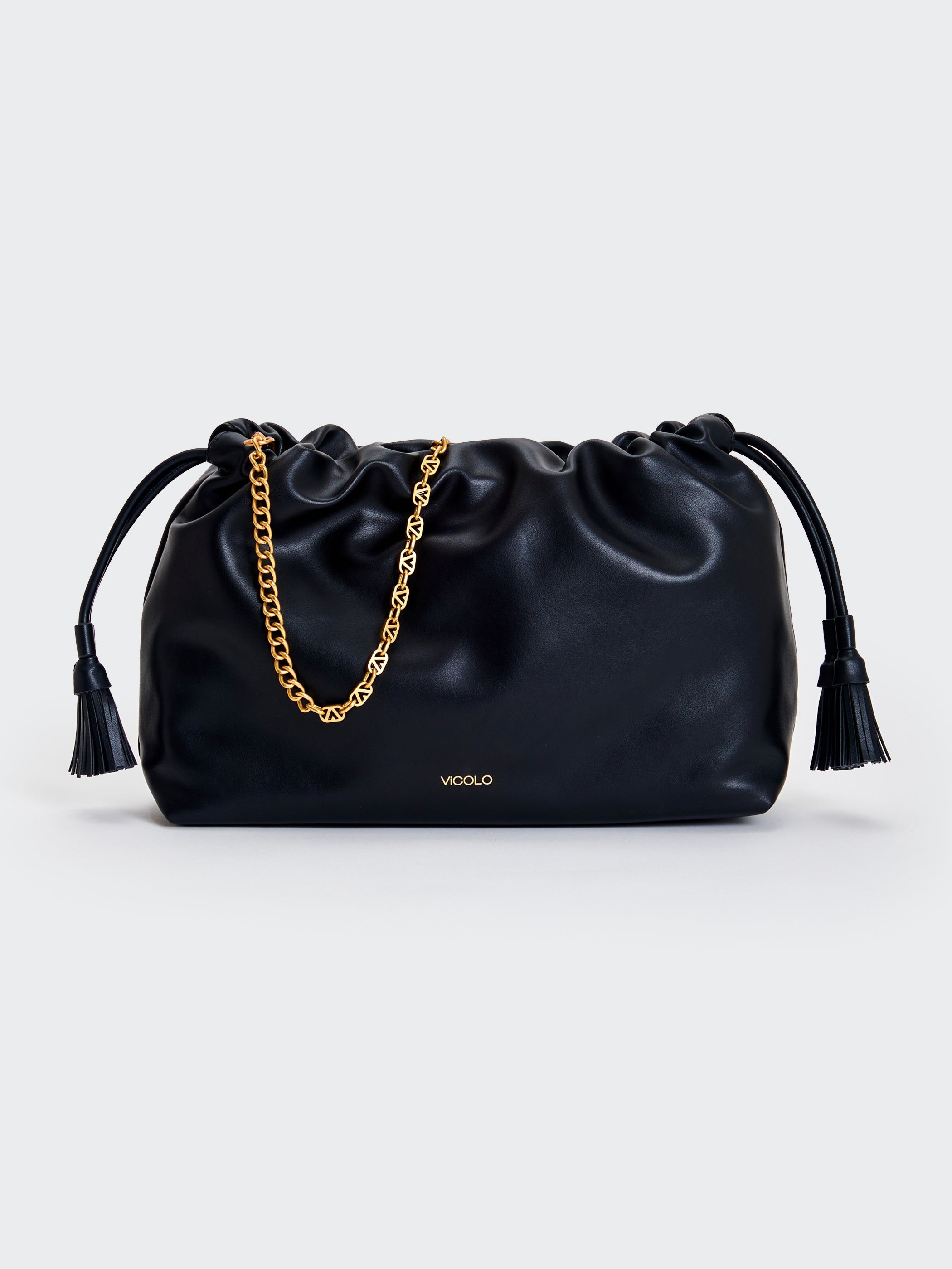 borsa tassel XAB0034 A 99 NERO VICOLO 