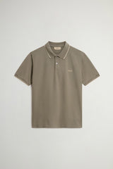 WOOLRICH polo con logo Verde