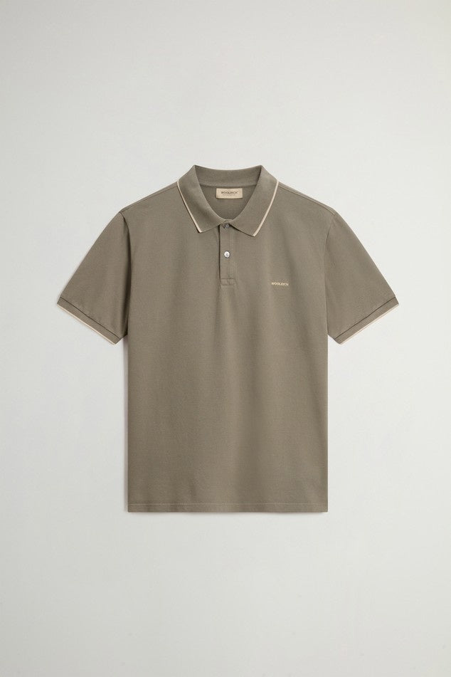 polo con logo CFWOPO2000MRUT5348 6667 WOOLRICH 