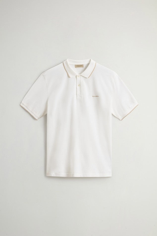 polo con logo CFWOPO2000MRUT5348 8270 WOOLRICH 