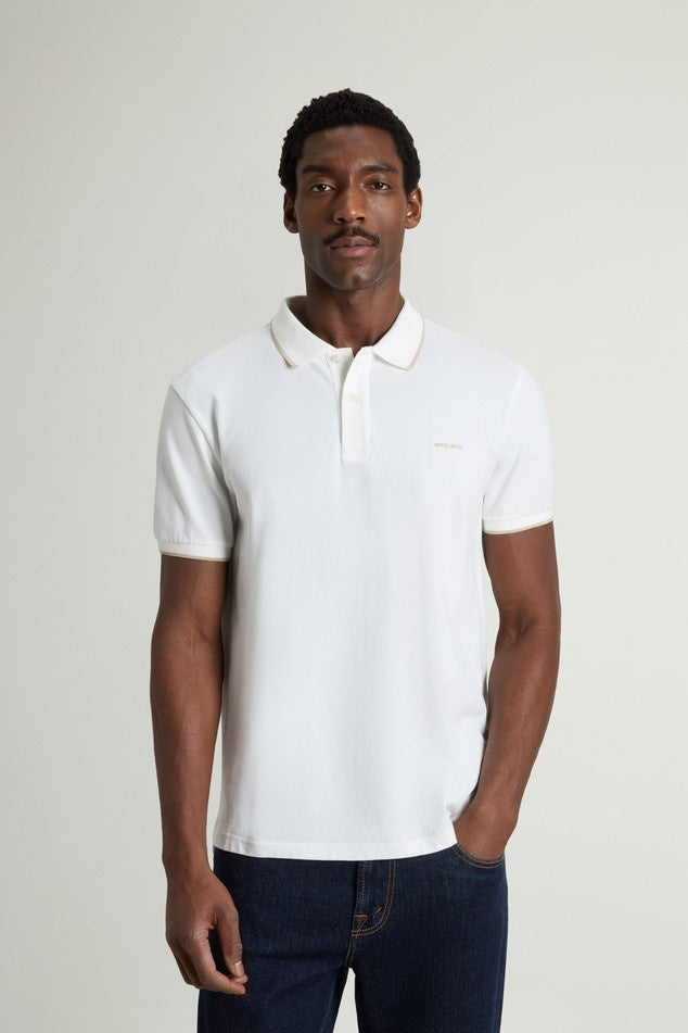 polo con logo CFWOPO2000MRUT5348 8270 WOOLRICH 